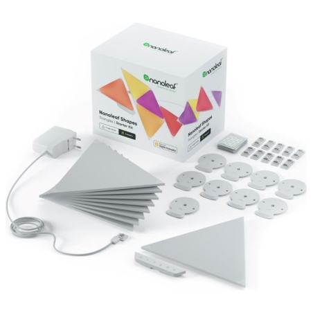Nanoleaf | Shapes Triangles Starter Kit (9 panels) | 1 W | 16M+ colours