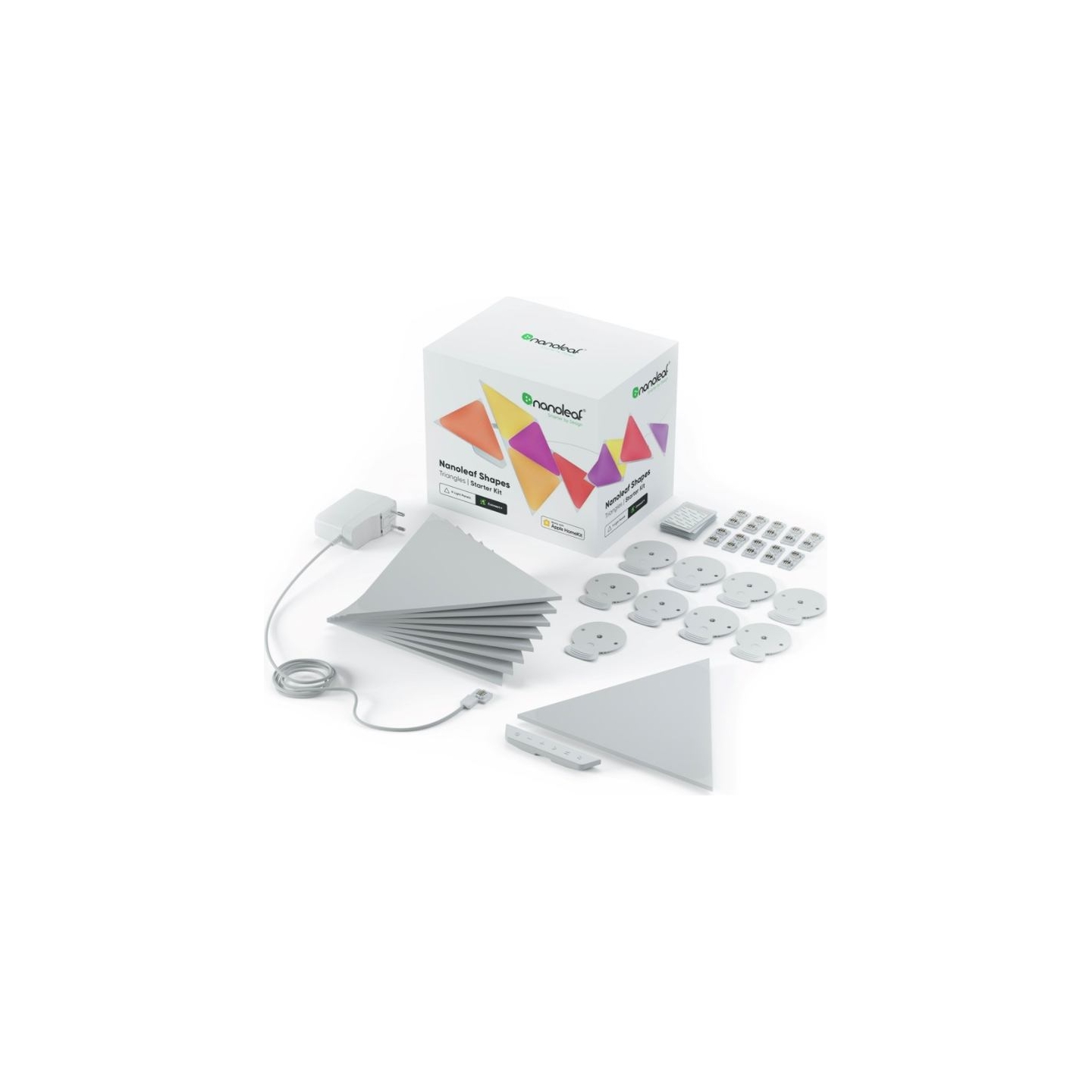 Nanoleaf | Shapes Triangles Starter Kit (9 panels) | 1 W | 16M+ colours