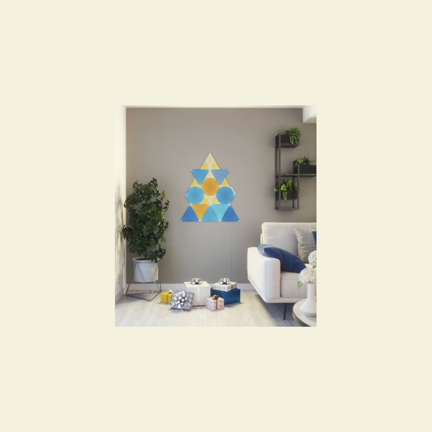 Nanoleaf | Shapes Triangles Starter Kit (9 panels) | 1 W | 16M+ colours