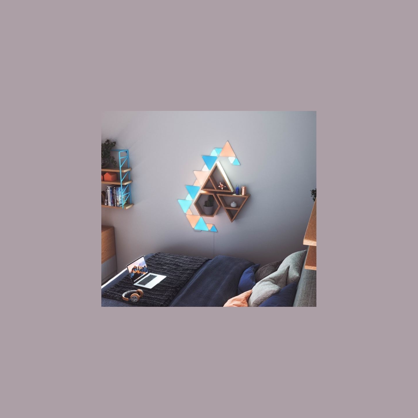 Nanoleaf | Shapes Triangles Starter Kit (9 panels) | 1 W | 16M+ colours