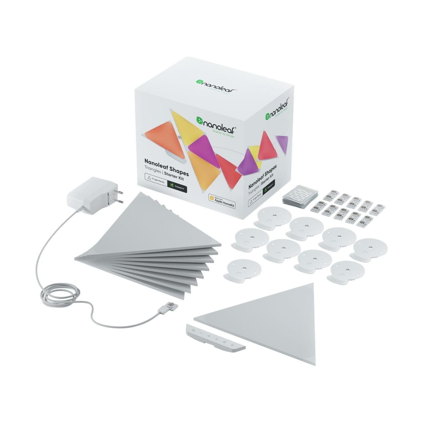 Nanoleaf | Shapes Triangles Starter Kit (9 panels) | 1 W | 16M+ colours