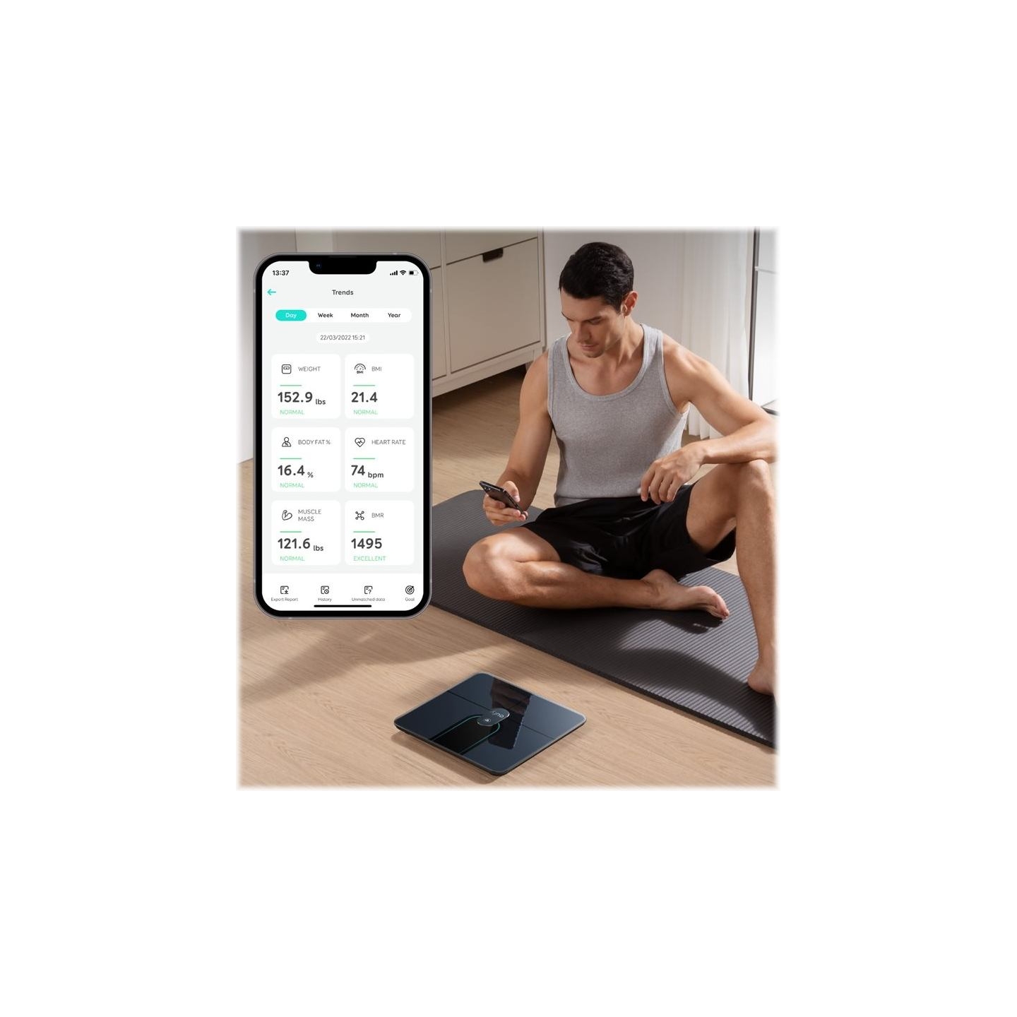Anker Eufy | Smart Scale | P2 Pro | Maximum weight (capacity) 180 kg | Multiple users
