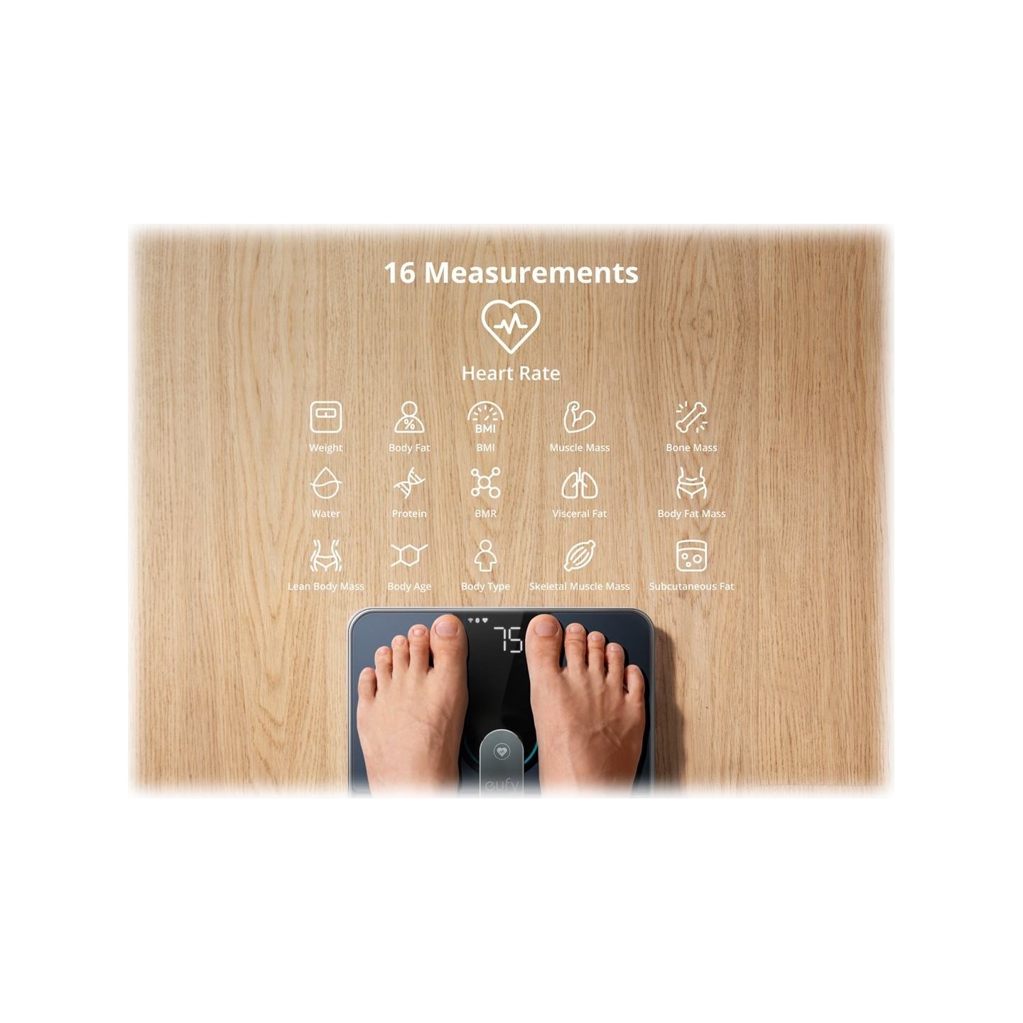 Anker Eufy | Smart Scale | P2 Pro | Maximum weight (capacity) 180 kg | Multiple users