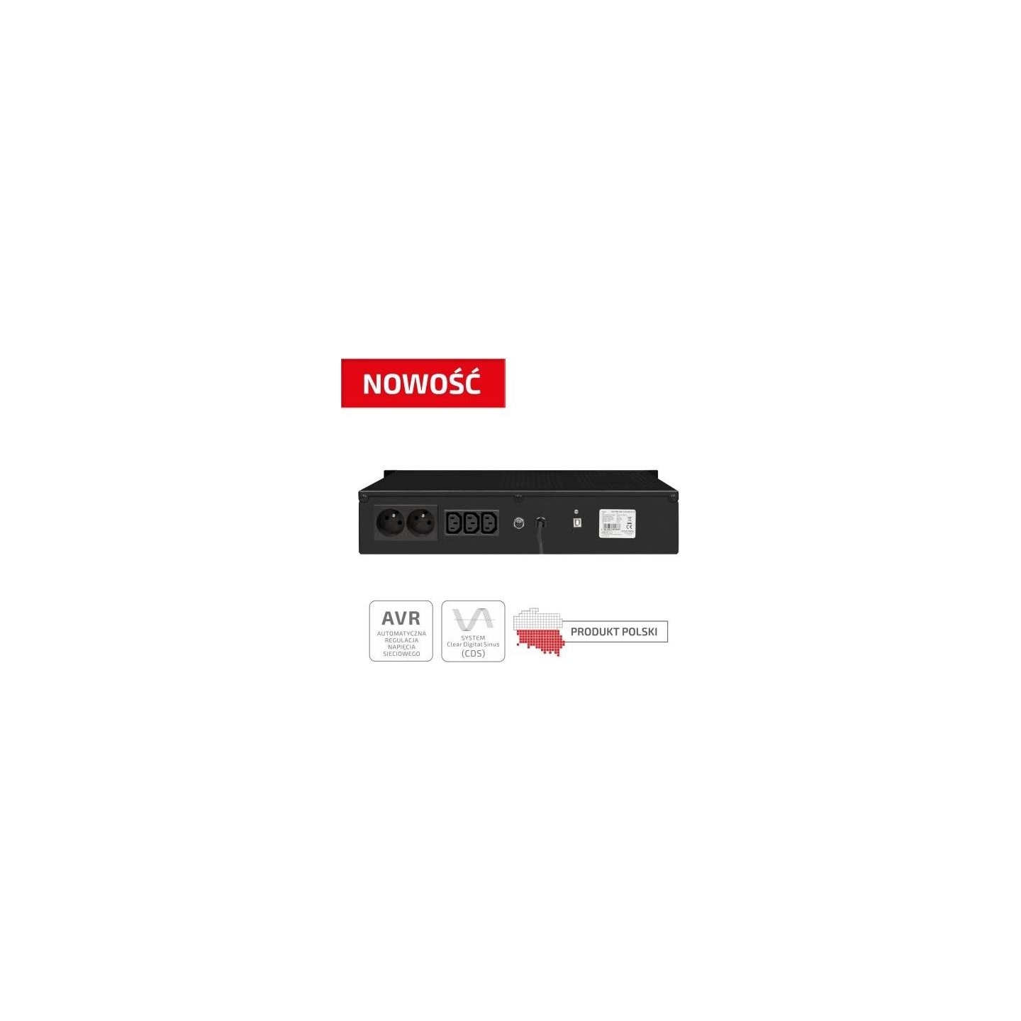 Ever UPS EVER ECO PRO 1000 AVR CDS 19 2U