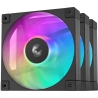 Deepcool | Performance 120mm Fan, 3-Pack | R-FD12-BKAPN3-G ARGB-3 IN 1
