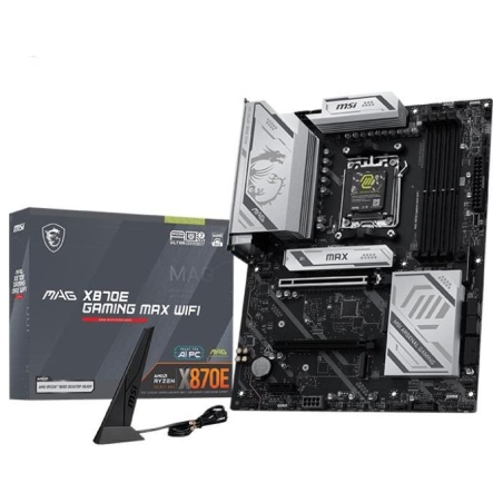 MSI MAG X870E GAMING MAX WIFI | Processor family AMD | Processor socket AM5 | DDR5 | Supported hard disk drive interfaces SATA, 