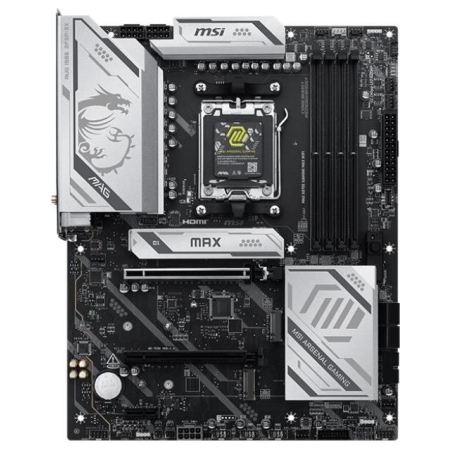 MSI MAG X870E GAMING MAX WIFI | Processor family AMD | Processor socket AM5 | DDR5 | Supported hard disk drive interfaces SATA, 