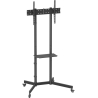 Gembird TV floor stand with caster wheel