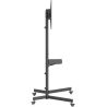 Gembird TV floor stand with caster wheel