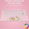 Razer Ornata V3 Tenkeyless | Gaming keyboard | Wired | US | Razer Mecha-Membrane Switches | Wrist Rest | Pikachu Eevee Edition