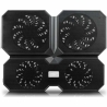 Deepcool | Multicore x6 | Notebook cooler up to 15.6" | 380X295X24mm mm | 900g g | Black