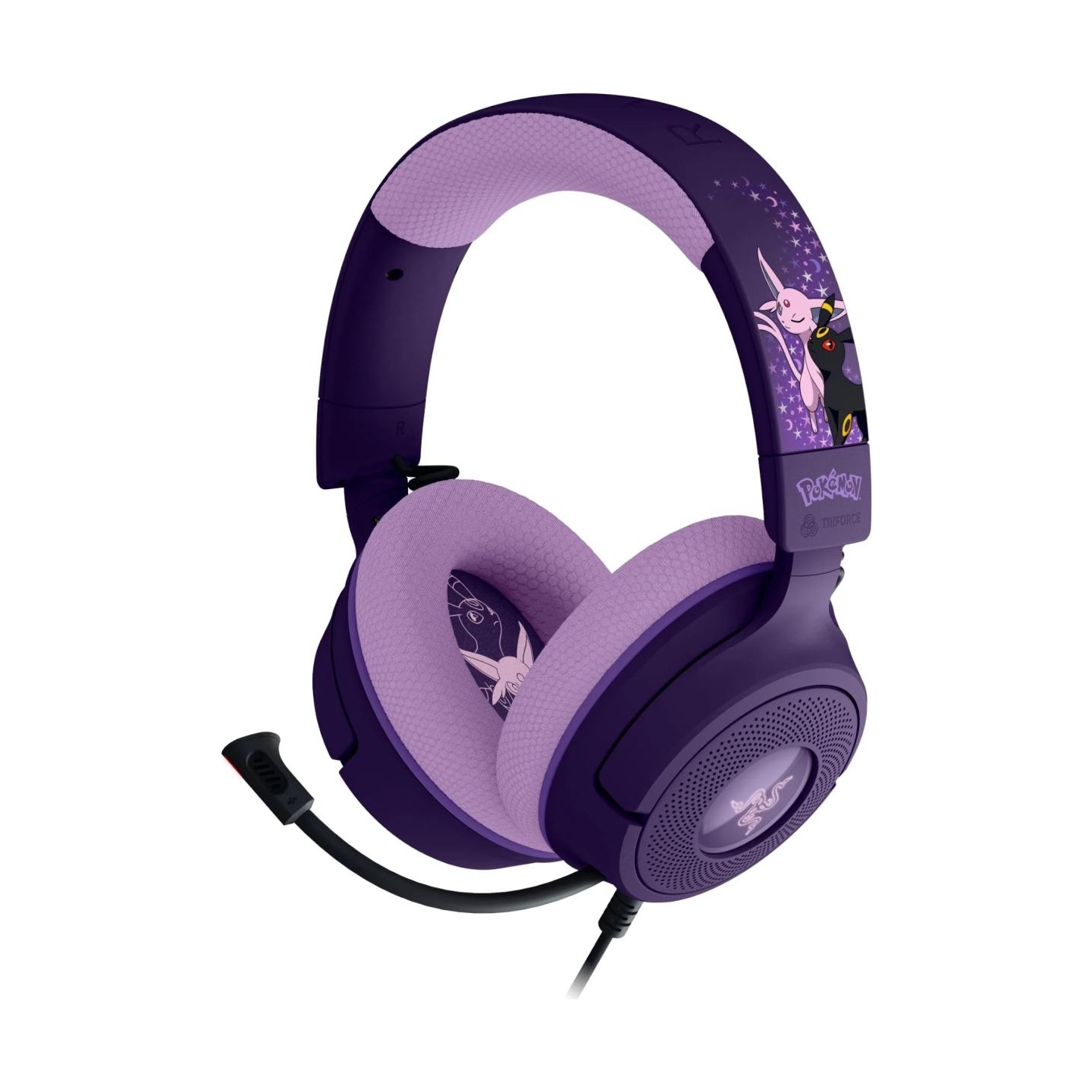 Razer Gaming Headset | Kraken V4 X | Wired | Microphone | Espeon & Umbreon Edition | Noise reduction