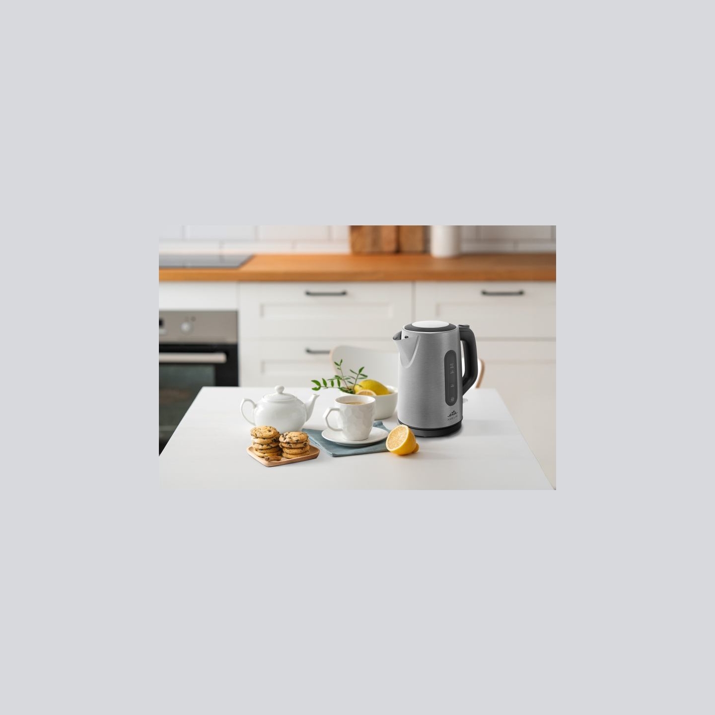 ETA Kettle | ETA959990000 Amelie | Electric | 2200 W | 1.7 L | Stainless Steel | 360° rotational base | Stainless Steel
