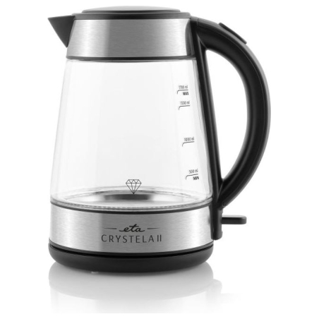 ETA Kettle | Crystela II 1154 90000 | 2200 W | Electric | 1.7 L | Glass | 360° rotational base | Glass