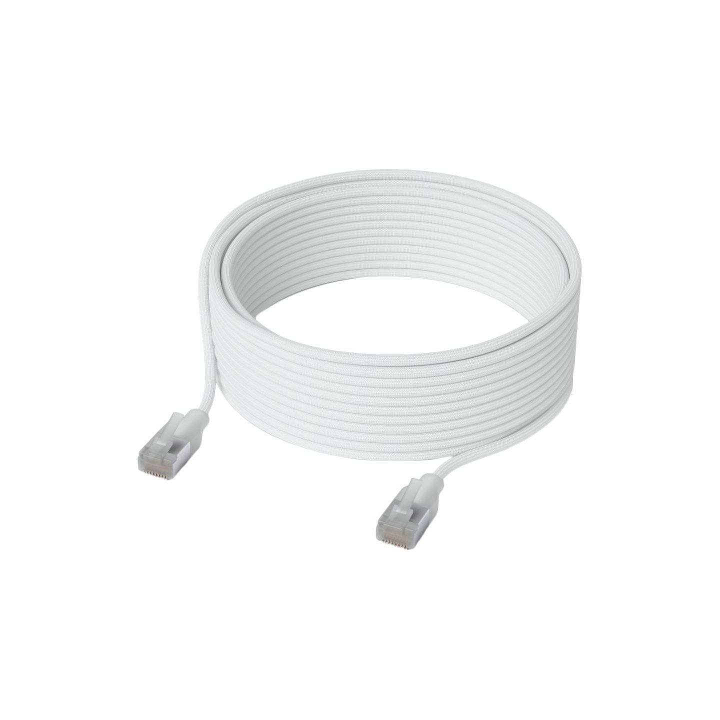 Ubiquiti UniFi UACC-Cable-Patch-EL-C6A-8M-W Premium Patch Cable Ultra-thin braided, designed and optimized for 10 GbE networking