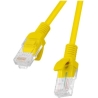 Lanberg Patchcord CAT.5E UTP 0.25M fluke passed 10-pack, Yellow | PCU5-20CC-0025-Y