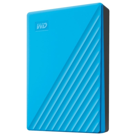 WD My Passport 4TB portable HDD Blue