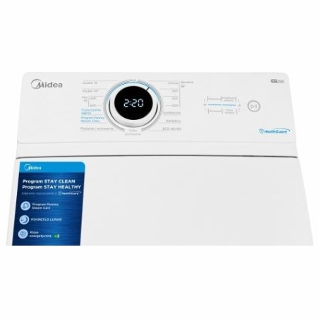 Midea Washing machine top loading MF100T80B/W-PL