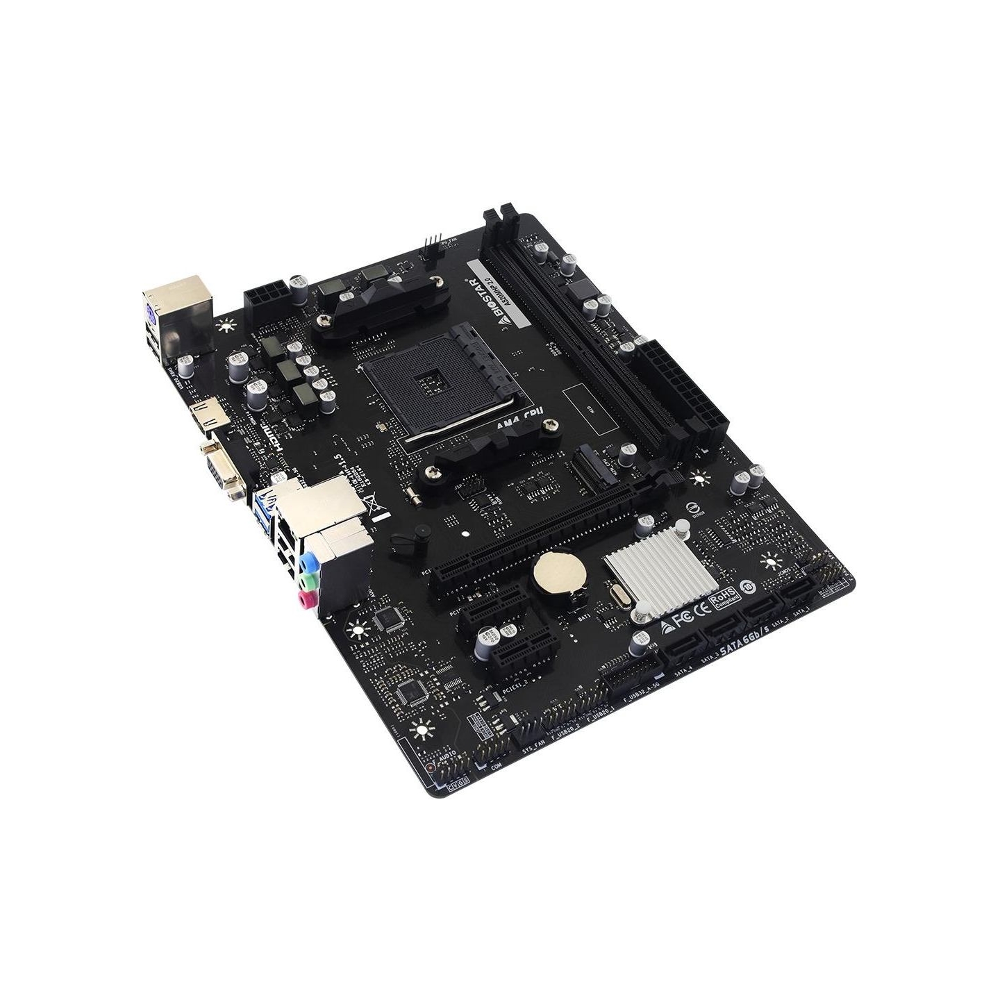 Biostar Mainboard|BIOSTAR|AMD A520|Socket AM4|micro ATX|RAM DDR4-SDRAM|2xSlots|1xNumber of M.2 (M) slots|A520MHP2.0