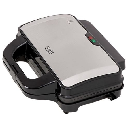 Adler | Sandwich maker | AD 3043 | 900 W | Number of plates 1 | Number of pastry 2 | Black
