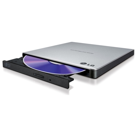H.l Data Storage | Ultra Slim Portable DVD-Writer | GP57ES40 | Interface USB 2.0 | DVD±R/RW | CD read speed 24 x | CD write spee
