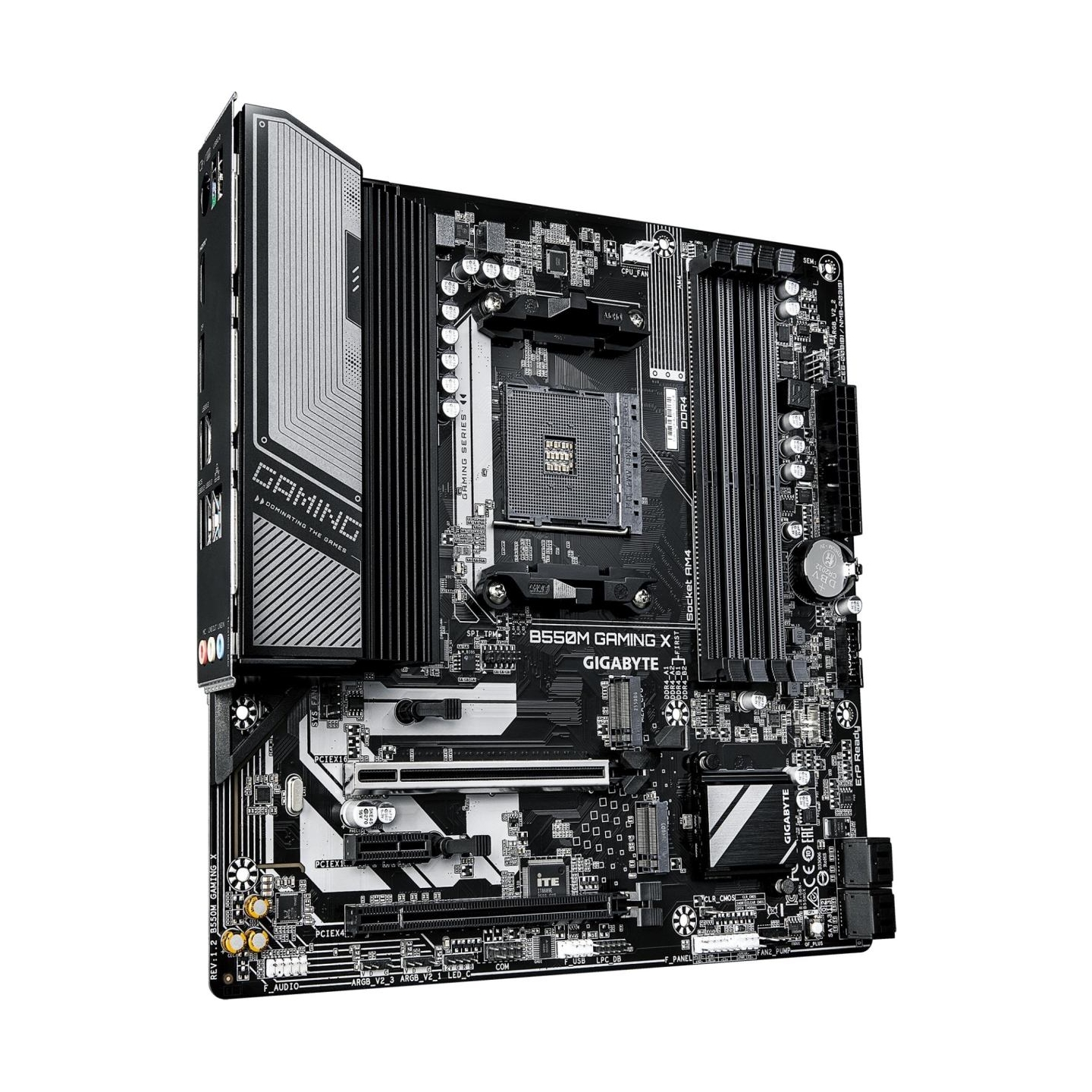 Gigabyte Mainboard|GIGABYTE|AMD B550|Socket AM4|micro ATX|RAM DDR4-SDRAM|4xSlots|2xNumber of M.2 (M) slots|B550MGAMINGX1.2