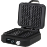 Adler Waffle Maker with LED Display | AD 3087 | 2200 W | Number of pastry 2 | Belgium | Black