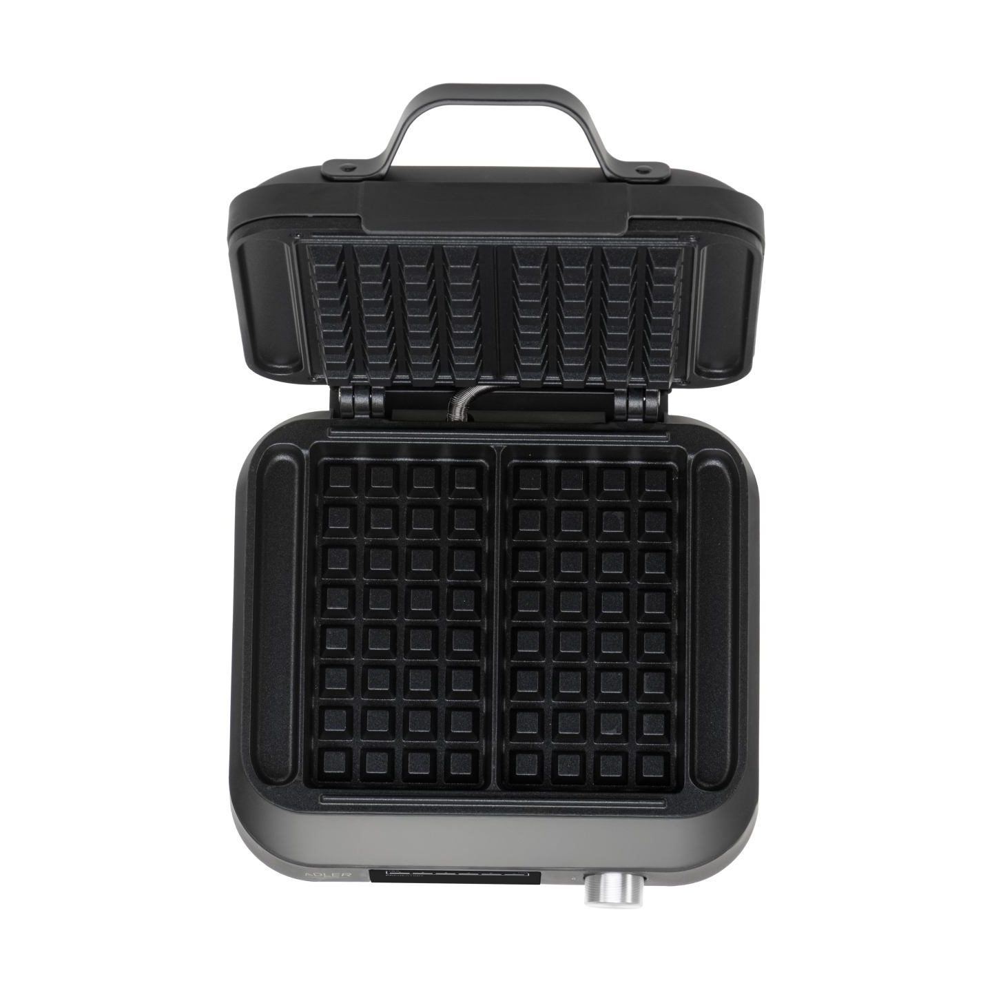 Adler Waffle Maker with LED Display | AD 3087 | 2200 W | Number of pastry 2 | Belgium | Black