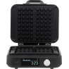Adler Waffle Maker with LED Display | AD 3087 | 2200 W | Number of pastry 2 | Belgium | Black