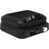 Adler Waffle Maker with LED Display | AD 3087 | 2200 W | Number of pastry 2 | Belgium | Black