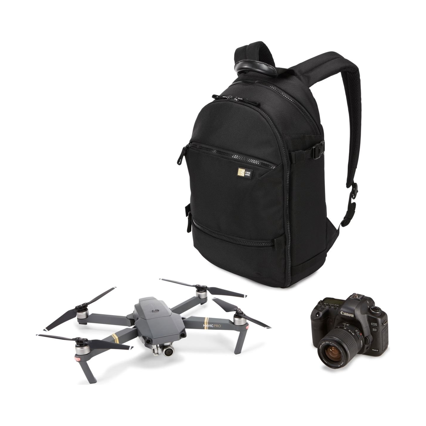 Case Logic Camera/Drone Medium Backpack | Bryker | Backpack | Black