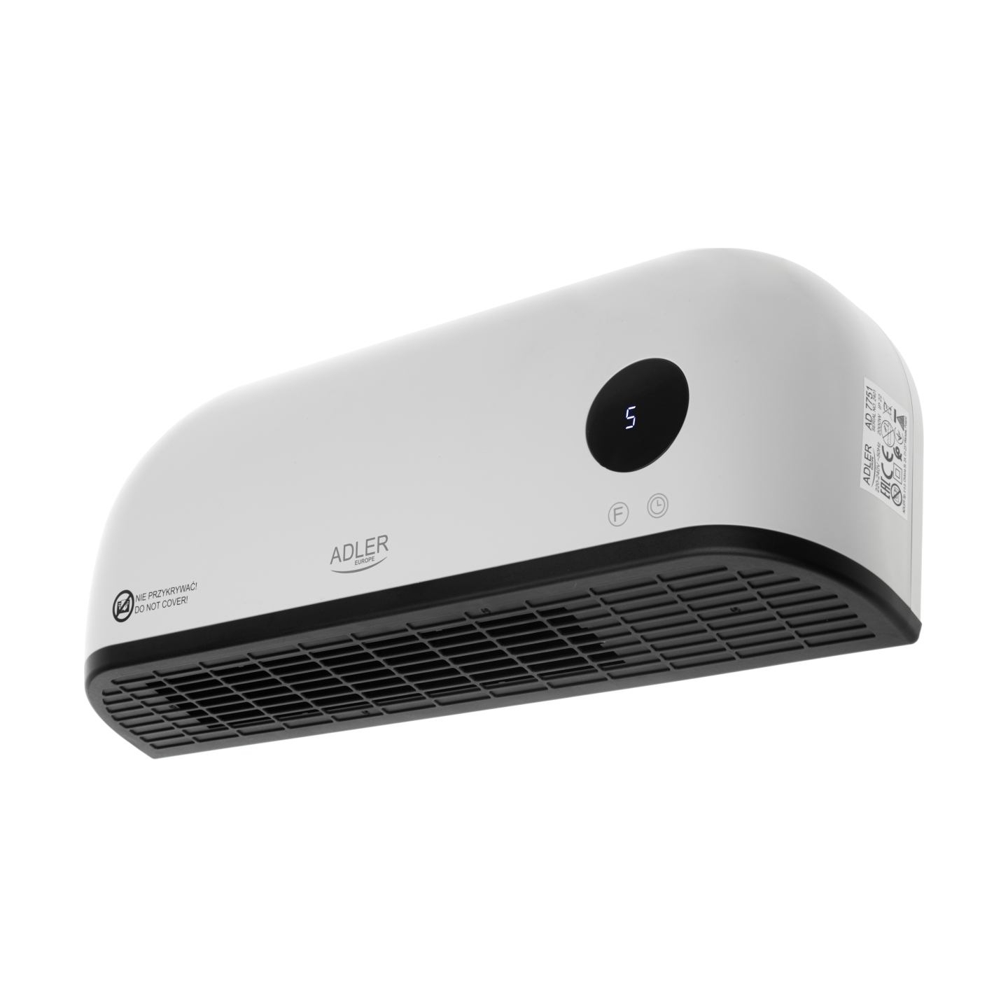 Adler LED Air Curtain Heater | AD 7751 | Air curtain | 2000 W | White