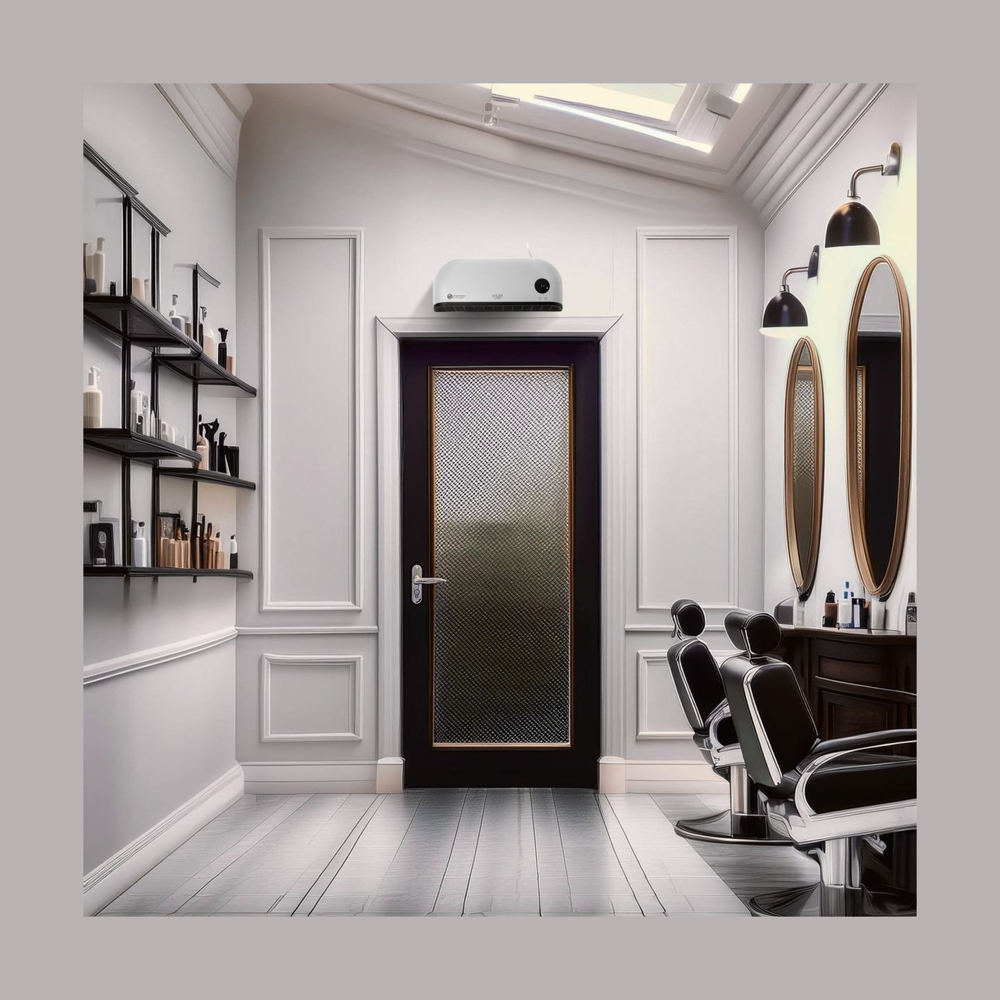 Adler LED Air Curtain Heater | AD 7751 | Air curtain | 2000 W | White