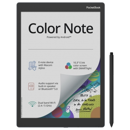Pocketbook E-Reader|POCKETBOOK|10.3"|1872x1404|1xUSB-C|Micro SDXC|Wireless LAN|Bluetooth|Storm Blue|PB1041-1-WW