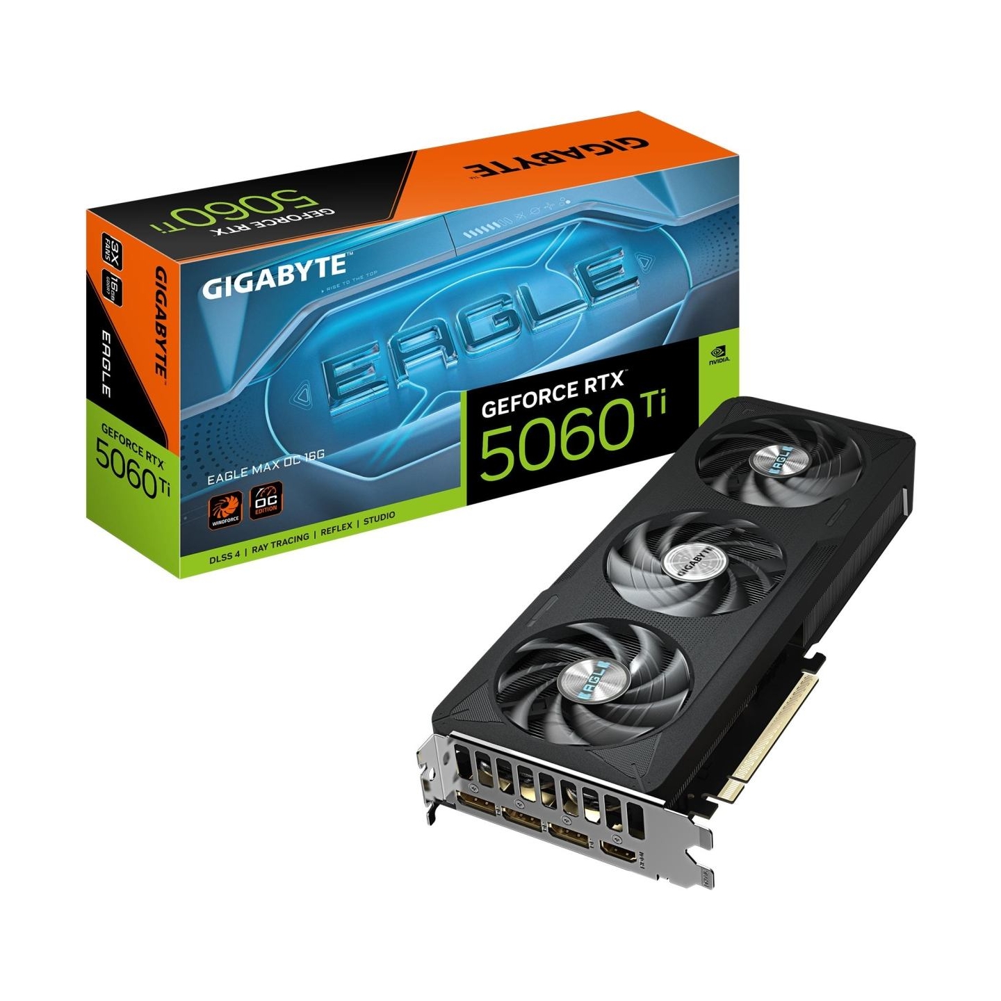 Gigabyte Graphics Card|GIGABYTE|NVIDIA|GeForce RTX 5060 Ti|2617 MHz|16 GB|GDDR7|128 bit|PCI Express 5.0|Active|GV-N506TEAGLEMAXO