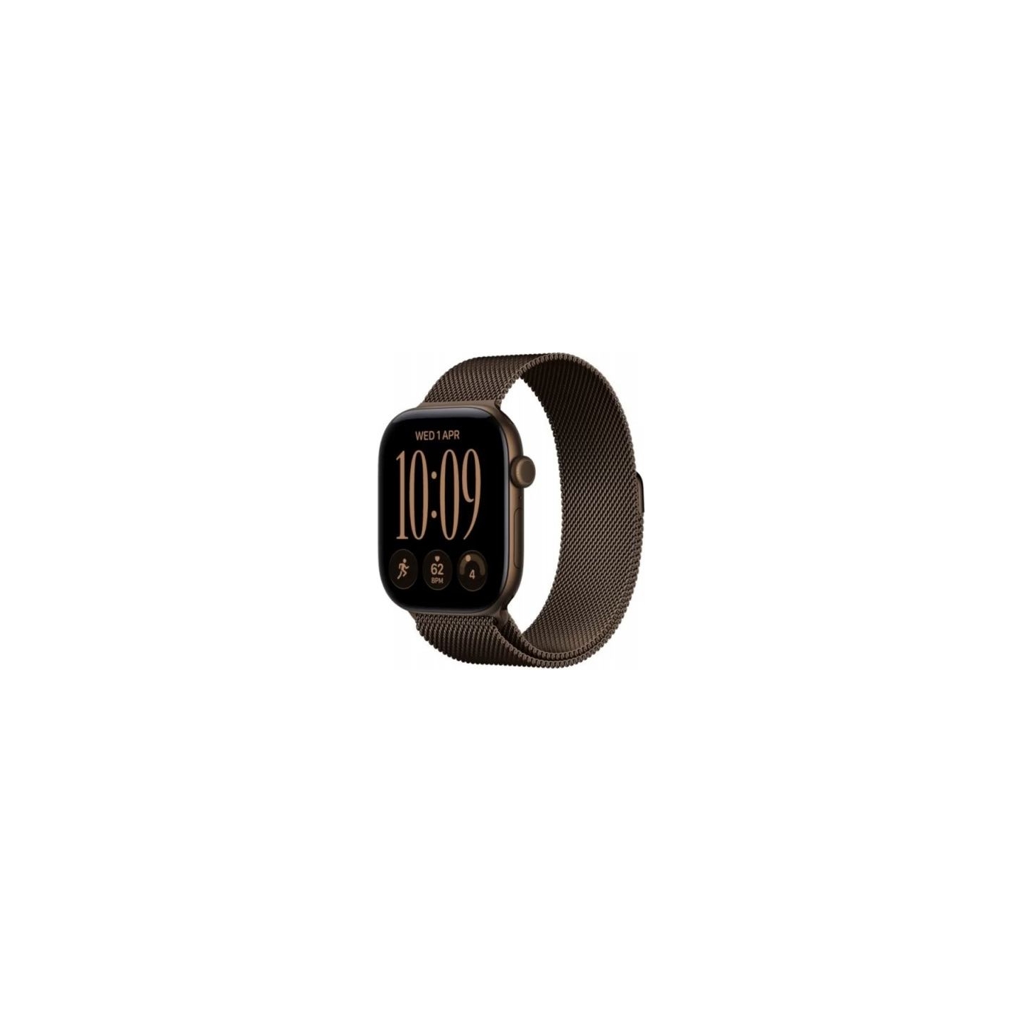 Apple Watch Series 12 GPS+Cellular 46mm Dark Bronze Aluminium Case with Dark Bronze Milanese Loop M/L