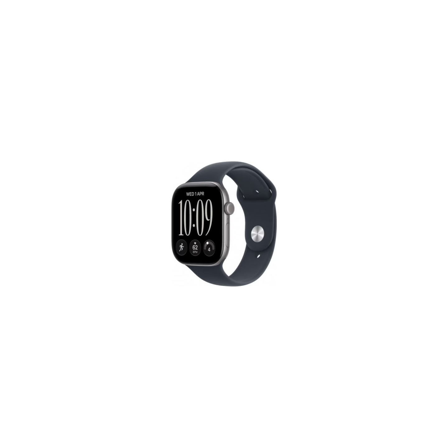 Apple Watch Series 12 GPS 42mm Space Grey Aluminium Case with Navy Blue Sport Band - S/M