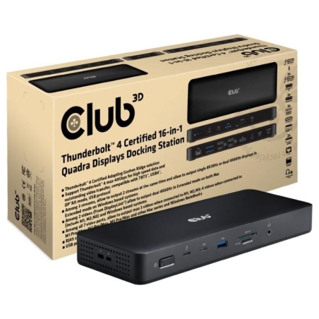 Club3D NB ACC DOCKING STATION 16IN1/THUNDERBOLT CSV-1583 CLUB3D