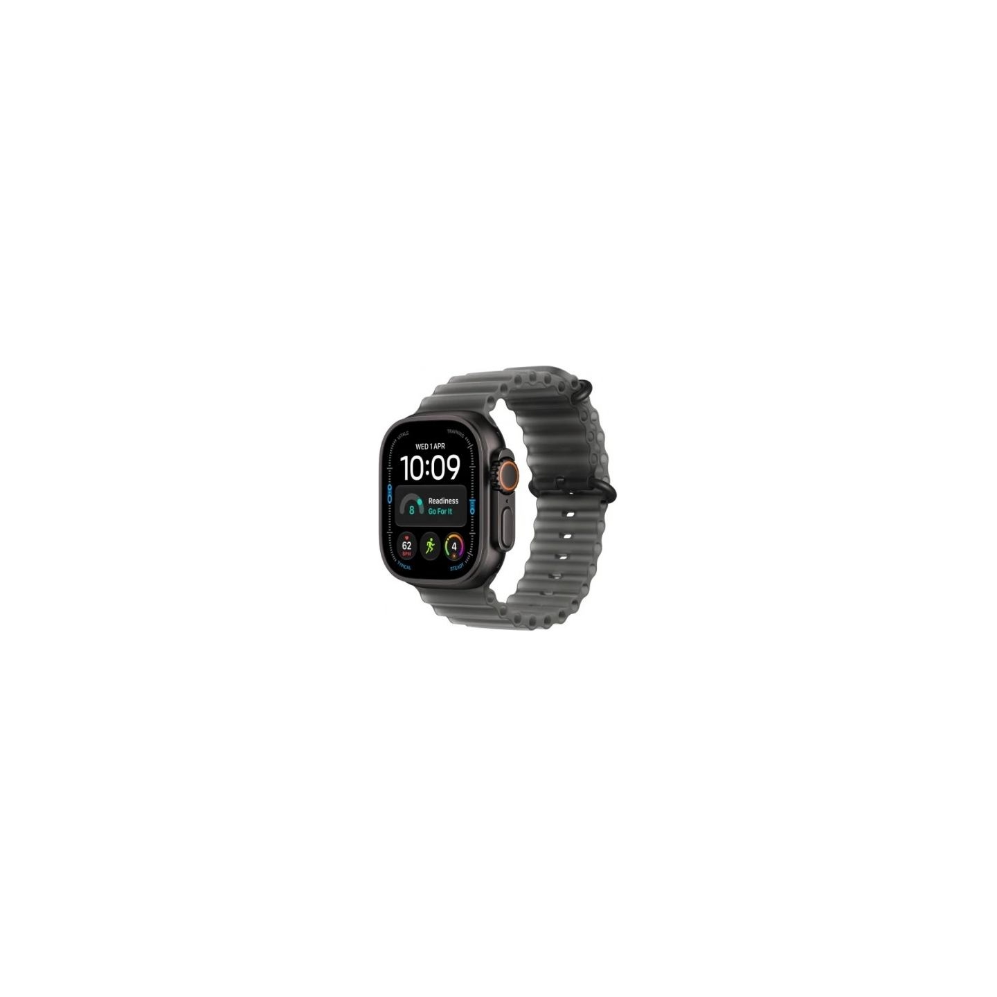Apple Smartwatch Watch Ultra 4 GPS + Cellular 49mm Black Titanium Case with Translucent Black Ocean Band