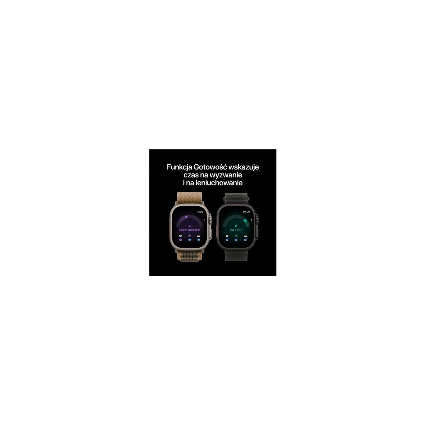 Apple Smartwatch Watch Ultra 4 GPS + Cellular 49mm Black Titanium Case with Translucent Black Ocean Band