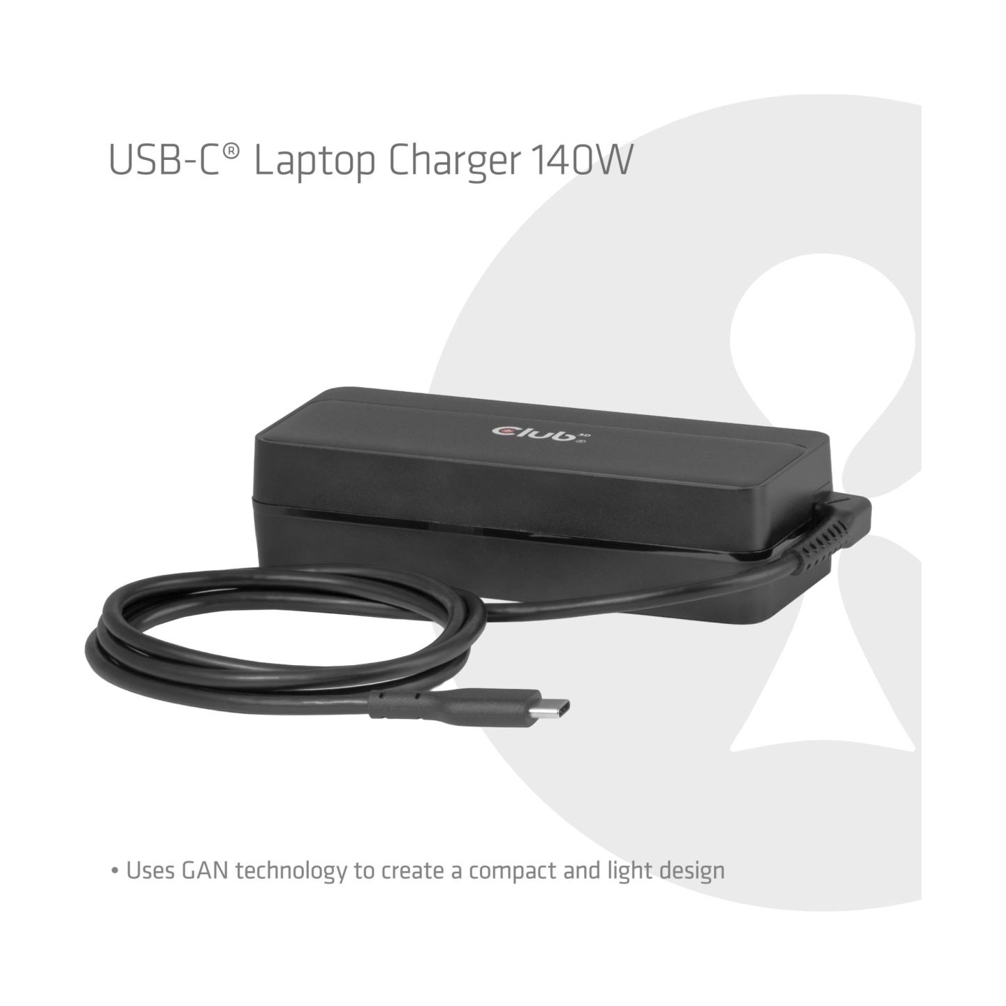 Club3D NB CHARGER USB-C 140W/CAC-1932 CLUB3D