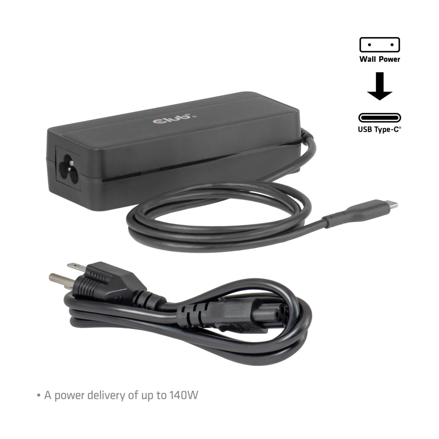 Club3D NB CHARGER USB-C 140W/CAC-1932 CLUB3D