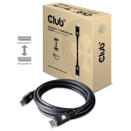 Club3D CABLE DP TO DP 3M/M/M CAC-1060 CLUB3D