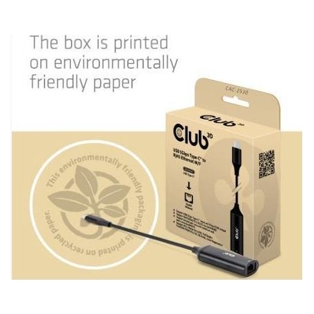 Club3D I/O ADAPTER USB TO RJ45/M/F CAC-1421 CLUB3D