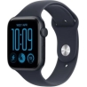Apple Smartwatch Watch SE 3 GPS, 44mm Midnight Aluminium Case, Navy Sport Band - M/L