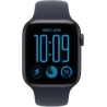 Apple Smartwatch Watch SE 3 GPS, 44mm Midnight Aluminium Case, Navy Sport Band - M/L