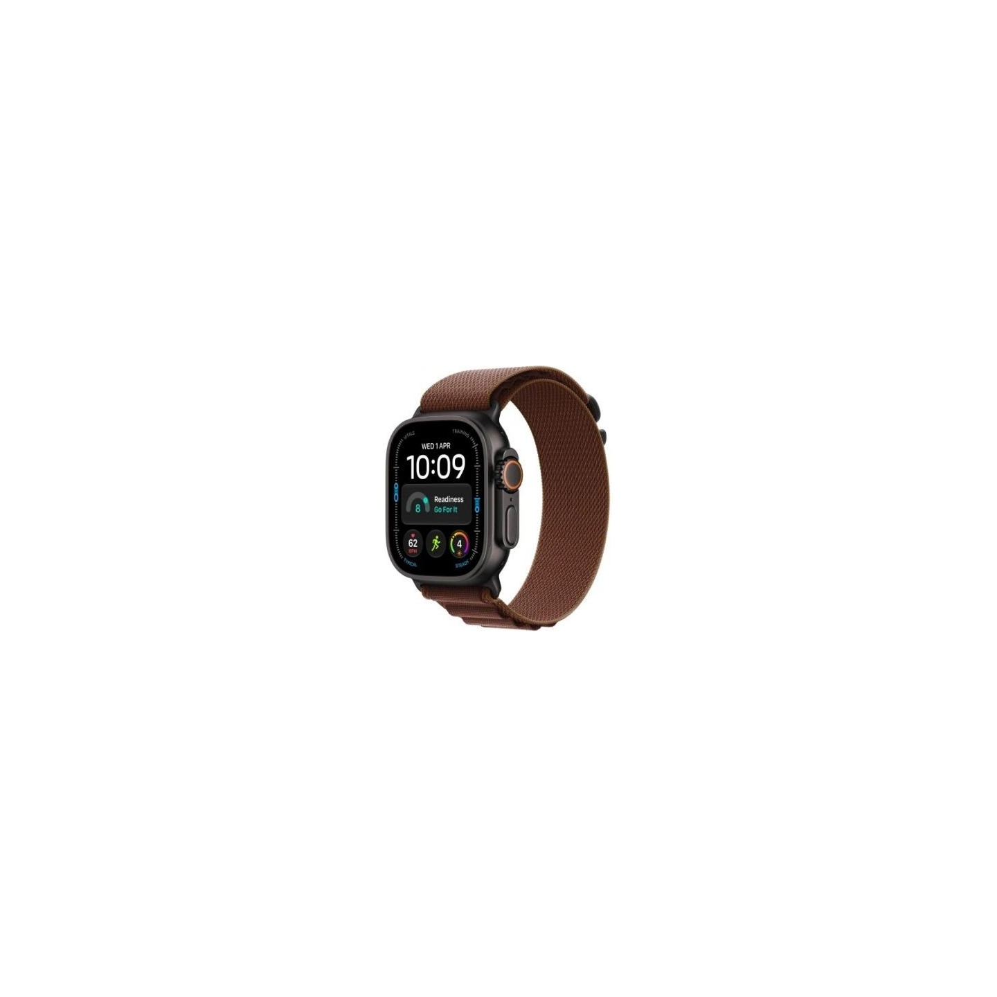 Apple Smartwatch Watch Ultra 4 GPS + Cellular 49mm Black Titanium Case with Burgundy Alpine Loop - L