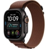 Apple Smartwatch Watch Ultra 4 GPS + Cellular 49mm Black Titanium Case with Burgundy Alpine Loop - L
