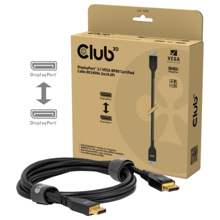 Club3D CABLE DP TO DP 2M/CAC-1094 CLUB3D