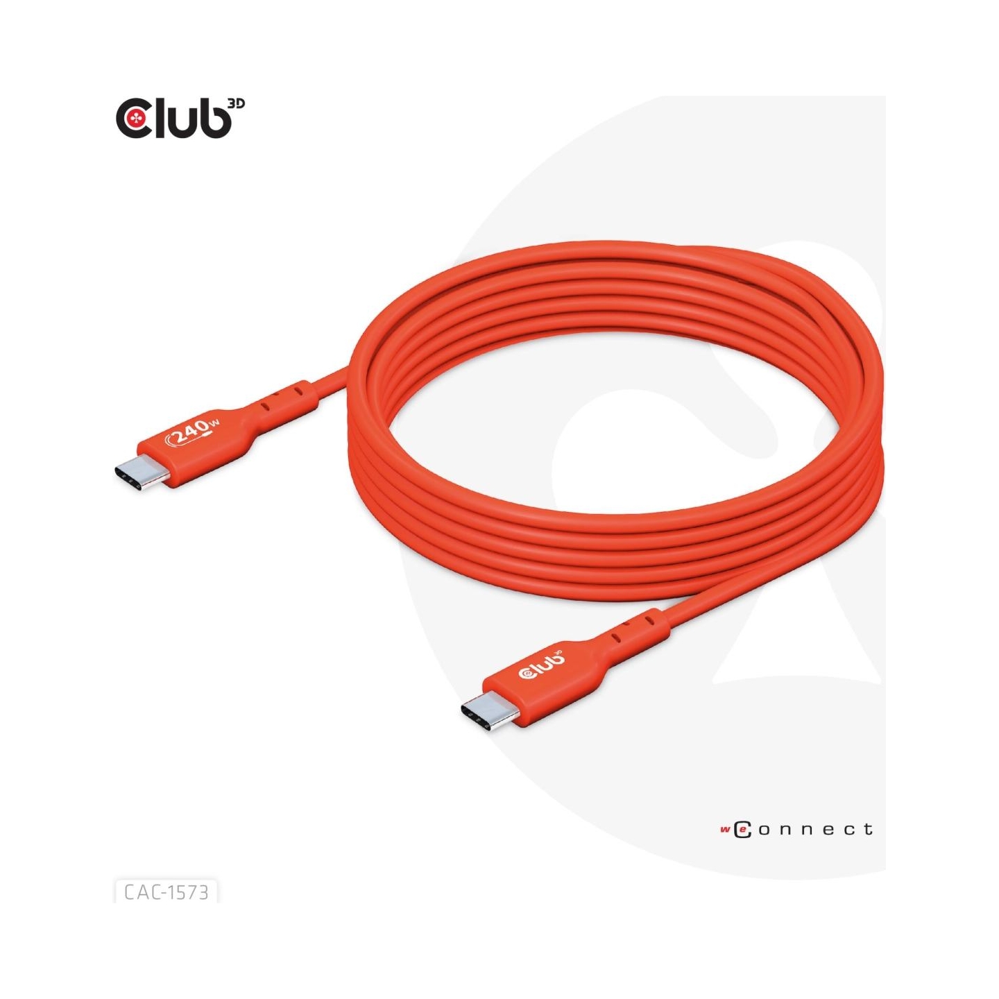 Club3D CABLE USB-C TO USB-C 2M/M/M CAC-1573 CLUB3D